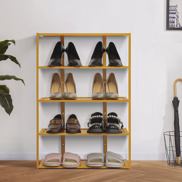 Corner discount shoe storage